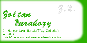 zoltan murakozy business card